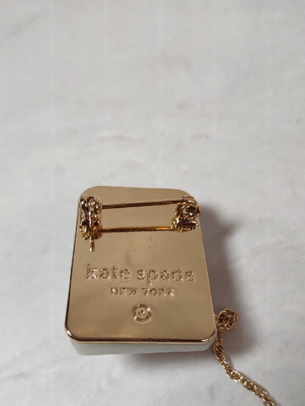 kate spade Retro Telephone Brooch with Gold Accents - Picture 5 of 8